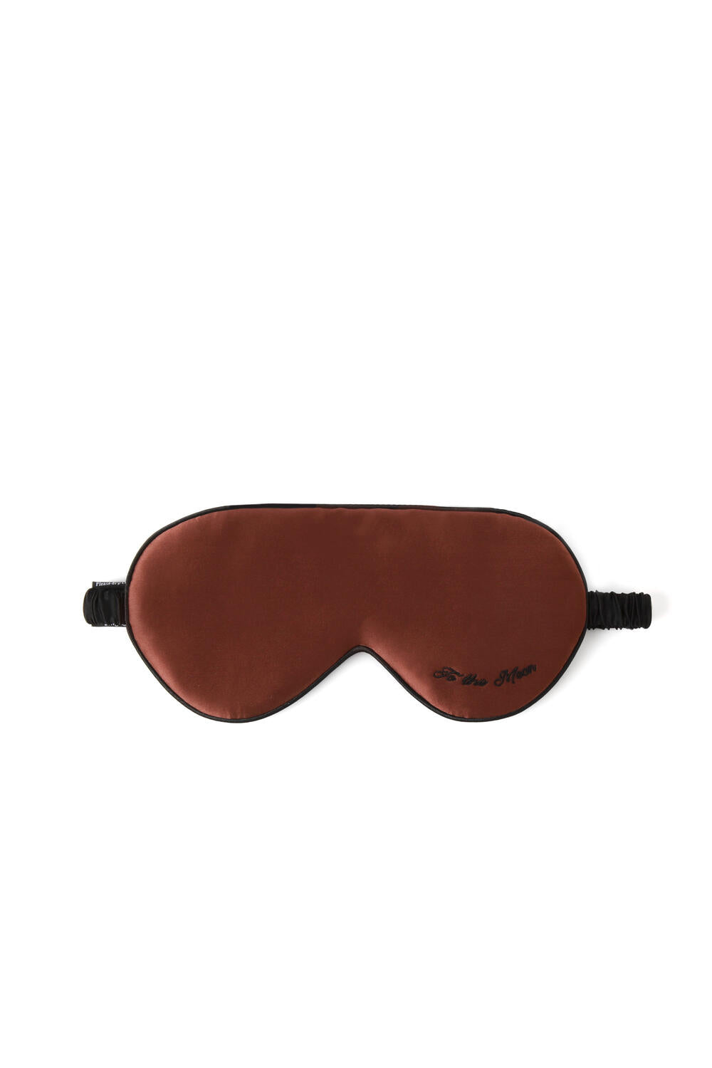 To The Moon sovemaske - Brown w. black embroidery